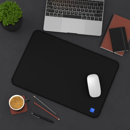 Black Livenext Desk Mat – Minimal Gaming/Office Mousepad